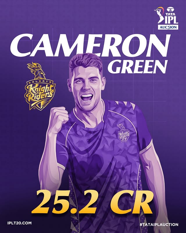 Australian Player Cameron got Highest bid in IPL 2026 - TMM India