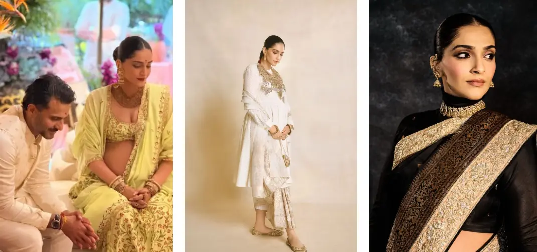Sonam Kapoor modern ethnic look