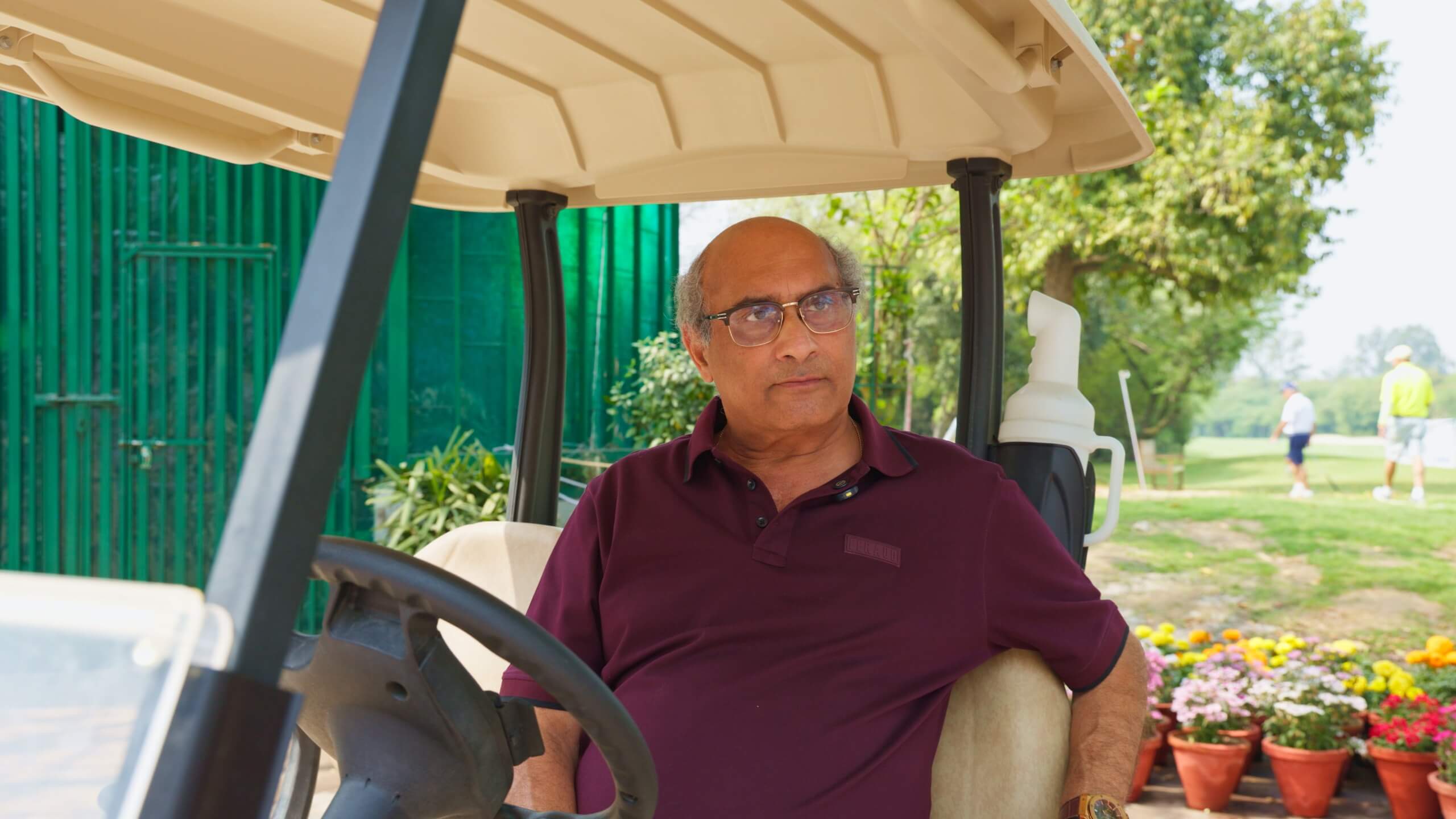Vikram Seth Captains of Delhi Golf Club