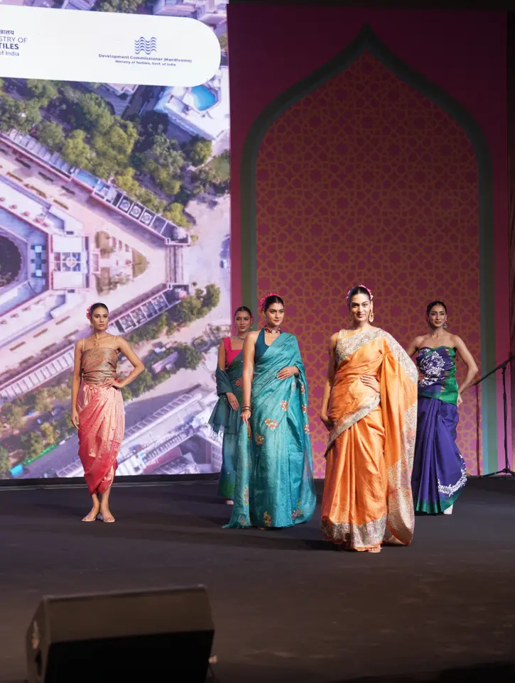 IFFD 2026 at Bharat Mandapam: ‘The Loom & The Lens’ Saree Showcase Celebrates 150 Years of Vande Mataram