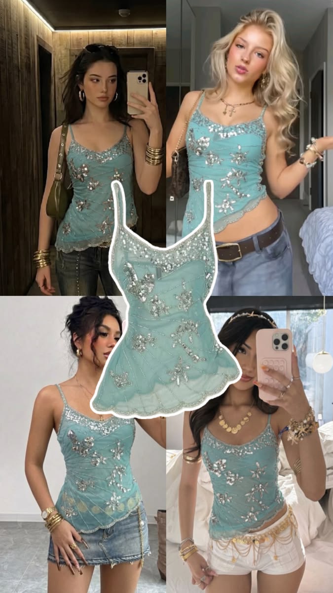 Gen Z wearing Y2K outfits