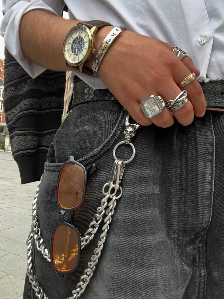 men's jewelry- rings, watch, bracelet