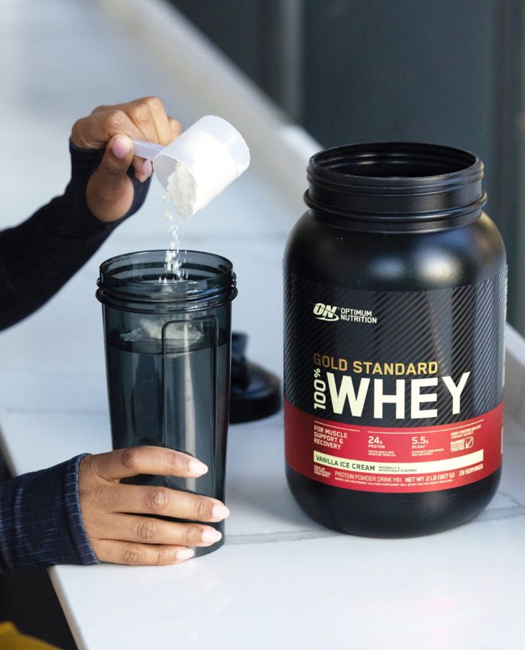 Whey protein jar