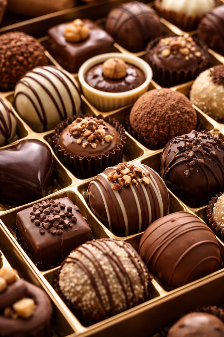 A box of fine chocolates