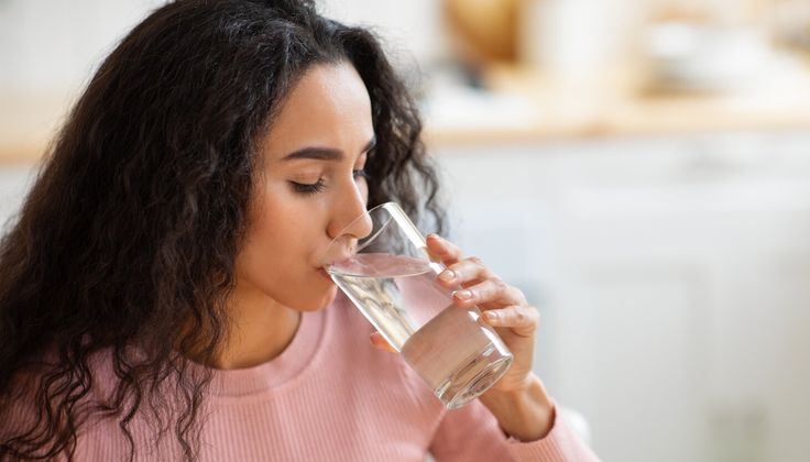 drinking water