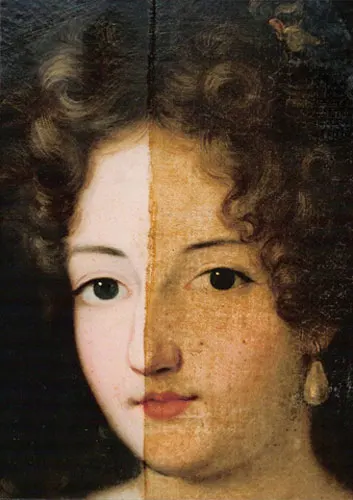 Marie Mancini, Princess Colonna, 1639-1715 Portrait by Jacob Voet. Collection of Prince Stefano Colonna, private apartments of Palazzo Colonna, Rome.