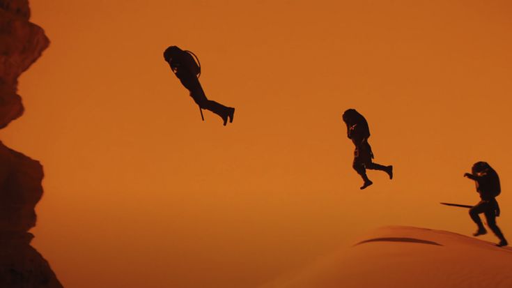 A scene from Dune: Part Two