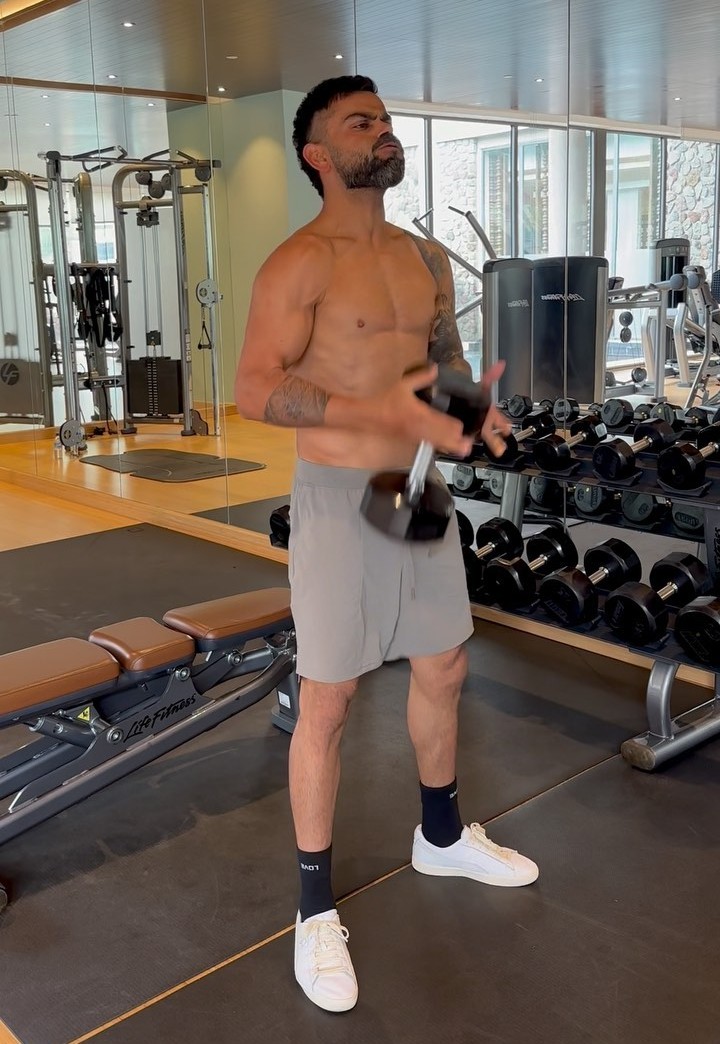 Virat Kohli in GYM