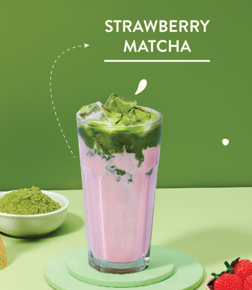 Third Wave Coffee's Strawberry matcha