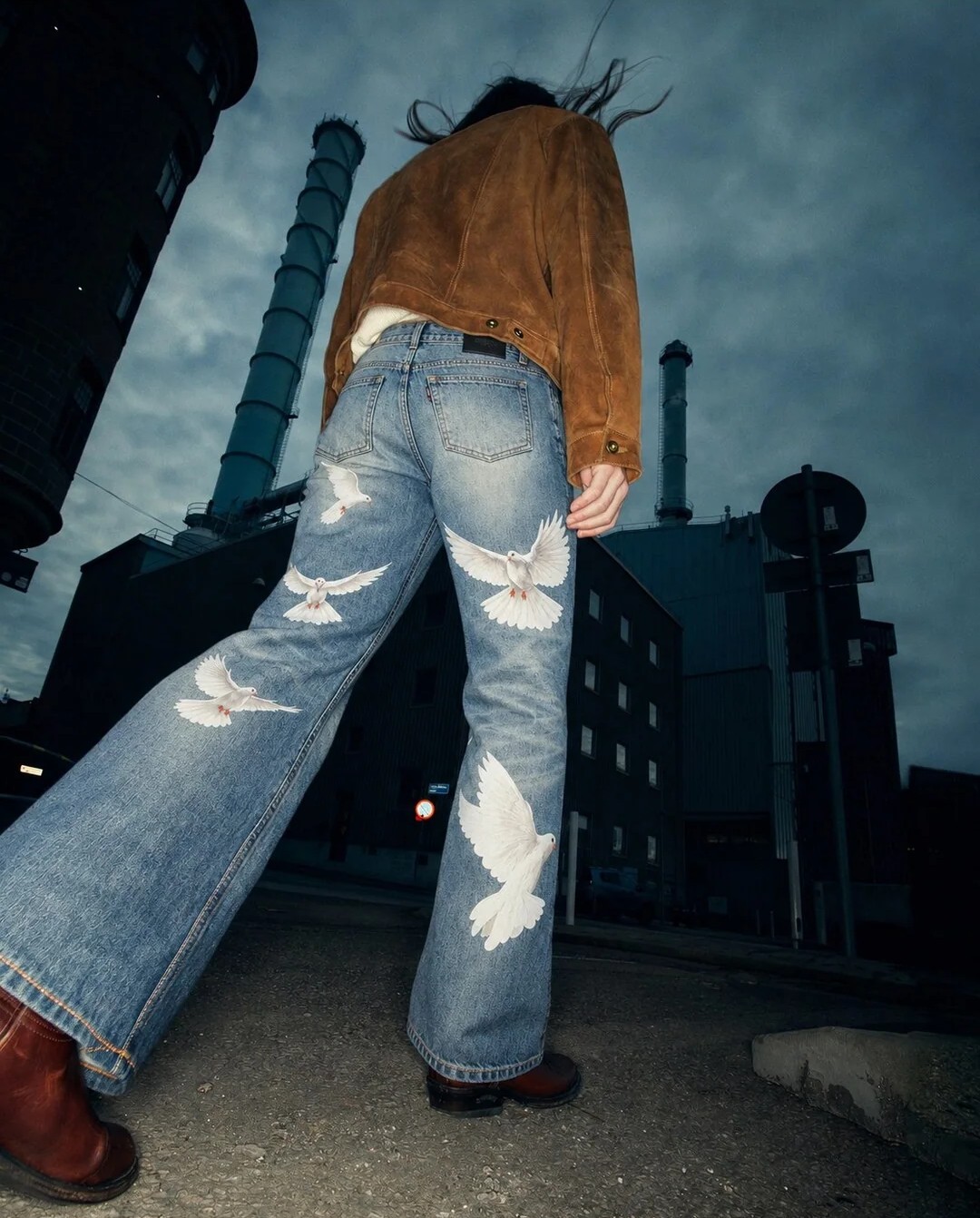 Denim with embellishment